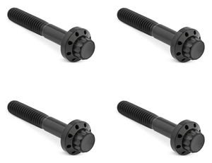 Tornillos de guardabarros delantero de 12 puntas en titanio Arlen Ness