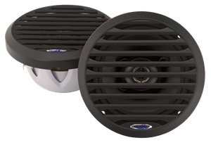 Par de altavoces circulares de 6.5 pulgadas con rejilla protectora