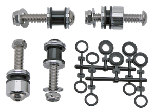 Kits de acoplamiento metálicos para placas laterales desmontables de motocicleta