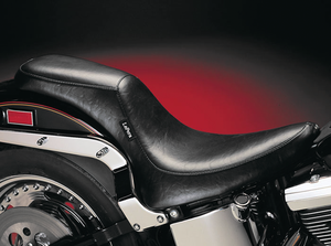 Asiento Le Pera 2-Up Silhouette negro para motocicleta Harley-Davidson Softail