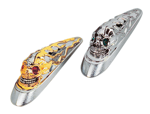 Adornos de guardabarros Bad Guys con calavera para motocicleta