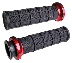 Punos deslizantes ODI Hart-Luck Lock-On Signature con textura Full-Waffle