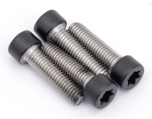 Tornillo de acero inoxidable negro para abrazadera superior de manillar de motocicleta