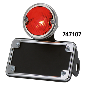 Piloto trasero LED negro No School Choppers para moto custom