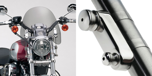 Pantalla desmontable rápida National Cycle deflector para motocicleta