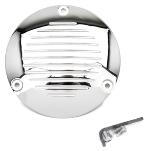 Tapa de primaria Stanza Genuine Zodiac negra para motor Big Twin