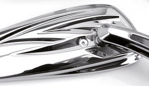 Par de retrovisores estilo Harpoon para motocicleta Harley-Davidson