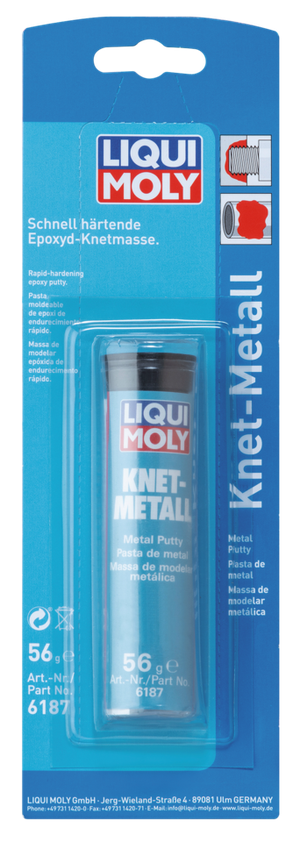 Tubo de masilla de metal Liqui Moly para reparación de piezas metálicas