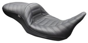Asiento Le Pera Maverick Indy negro para Harley-Davidson Touring