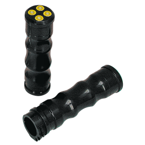 Par de puños Magnum .38 Police Special de aluminio billet negro