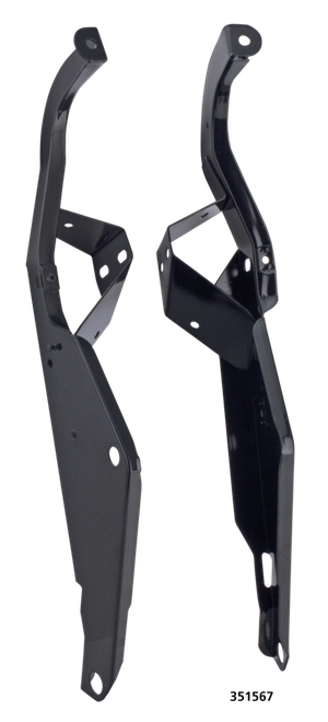 Par de soportes de batwing reforzados para Harley-Davidson Touring 1996-2013