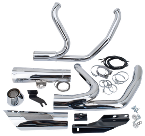 Soporte ajustable 2 en 1 MCJ negro para Harley-Davidson Touring