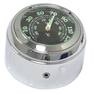 Relojes y termómetros Prime de Zodiac instalados en panel de instrumentos de motocicleta Harley-Davidson