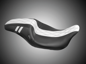 Asiento negro Le Pera Outcast para motocicleta Harley-Davidson Touring