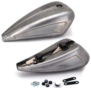 Depósito de gasolina alargado Pro Image de 2 pulgadas para moto custom