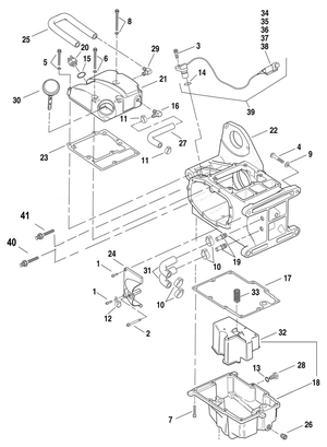 Conjunto de piezas internas de la caja de cambios para transmisión de Harley-Davidson Dyna modelo 1999-2005