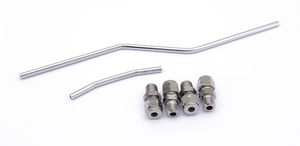 Tubería de engrase cromada para balancines de motor