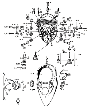 Panel de instrumentos clásico para motocicletas Harley-Davidson fabricadas entre 1937 y 1946