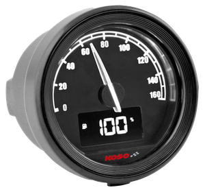 Velocímetro digital KOSO D48 TNT-05 negro con pantalla numérica