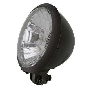 Faro delantero estilo bullet negro para motocicleta Harley-Davidson