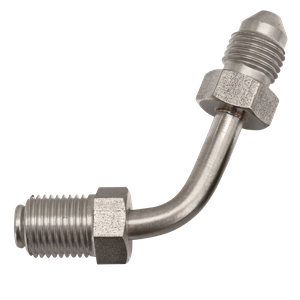 Adaptador colector ABS delantero Goodridge para Harley-Davidson Softail