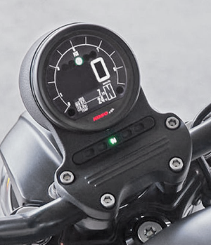 Velocímetro digital KOSO modelo DL-04HD negro con pantalla LCD