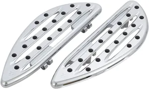 Par de plataformas Deep Cut negras para motocicleta Harley-Davidson