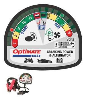 Tester Optimate para batería y alternador