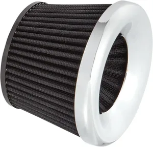 Filtro de aire Velocity 65°/90° negro para Harley-Davidson