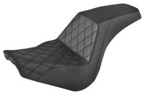 Asiento negro C.C. Rider con escalera trasera para Softail Milwaukee Eight