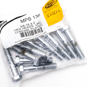 Surtido de tornillos Allen con acabado cromado para motocicletas Harley-Davidson