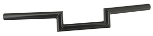Manillar Z-Bar Zodiac Custom Products negro de 1 pulgada de diámetro
