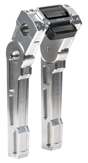 Par de torretas ajustables Vity negras para Harley-Davidson Softail Milwaukee Eight
