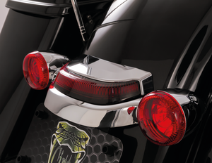 Piloto trasero Ciro Crown negro para Harley-Davidson Touring