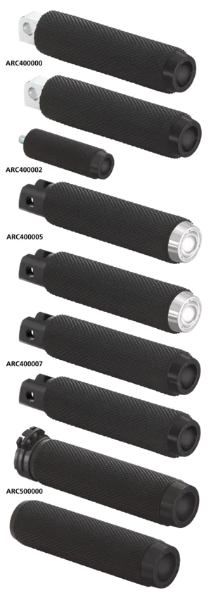 Estriberas y pedalín de cambio Rough Crafts para motocicleta