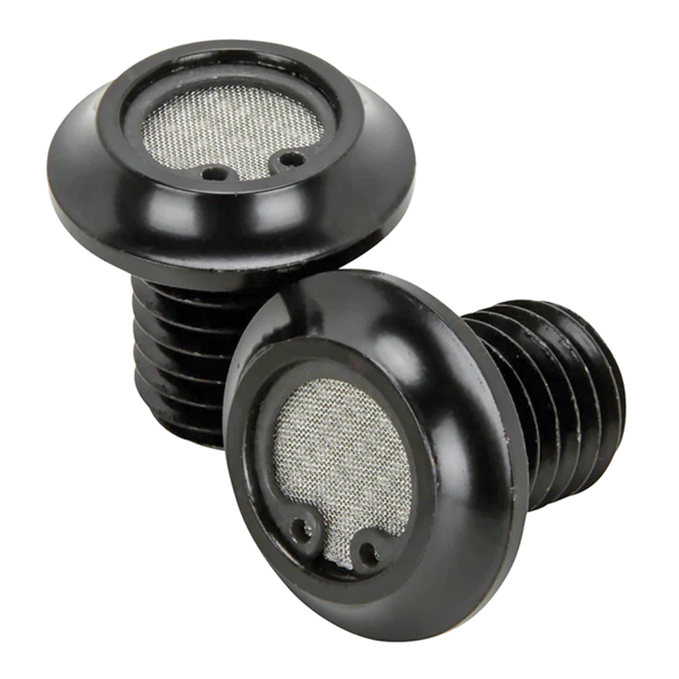 Pernos de respiradero de radio Lowbrow Customs para motocicleta