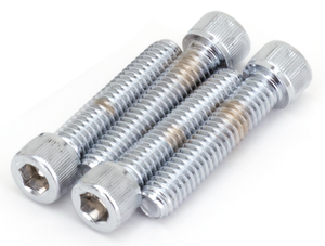 Kits de tornillos de abrazadera superior del manillar cromados