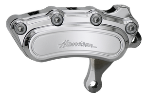 Pinzas de freno Slimline Harrison de aluminio forjado negro