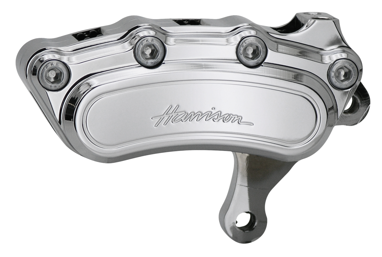 Pinzas de freno Slimline Harrison de aluminio forjado negro