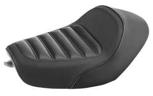 Asiento individual negro estilo Taper Tail C.C. Rider para Harley-Davidson Sportster