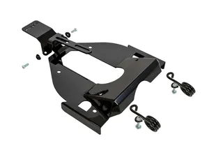 Kit de conversión a asiento solo instalado en motocicleta Harley-Davidson