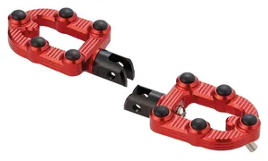 Estriperas modulares estilo motocross Arlen Ness en color negro