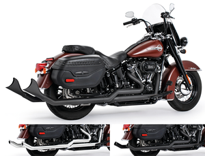 Escape Upsweep True Duals instalado en motocicleta