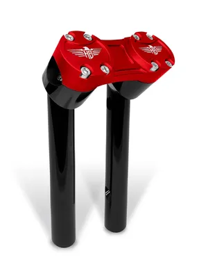 Elevador de manillar estilo Clubstyle Pullback negro para motocicletas