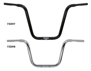 Manillar Fehling 1 1/4 pulgadas estilo Fat Ape Hanger negro