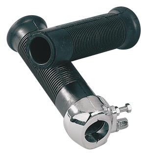 Puño acelerador cromado completo estilo Jackhammer para motocicleta