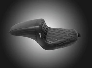 Asiento Le Pera Kickflip negro para Harley-Davidson Sportster