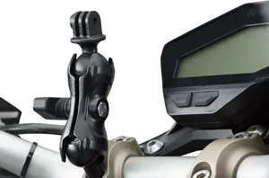Bola de montaje negra de 1 pulgada para cámara GoPro con base de rosca estándar