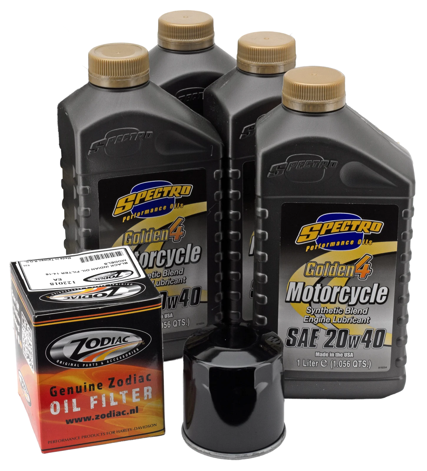 Kit de cambio de aceite para motos Indian y Victory con filtros y tapones incluidos