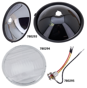 Piezas de réplica para faro delantero estilo Ray Springer para ciclos OEM 1936-1952
